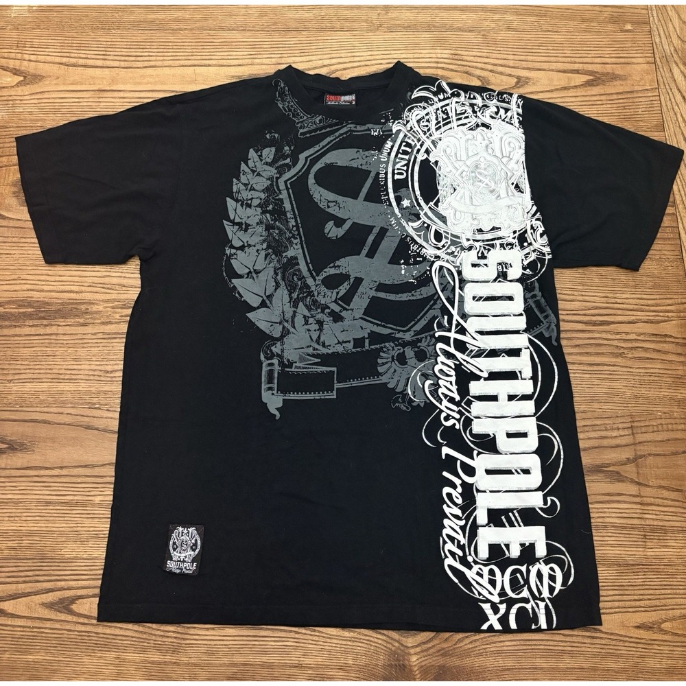 Vintage Y2K Southpole‎ Men's 2XL Cyberpunk Pinkman Hip Hop Gothic T-Shirt